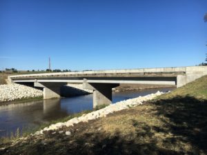 Completed Guthrie County Bridge (summer 2017)